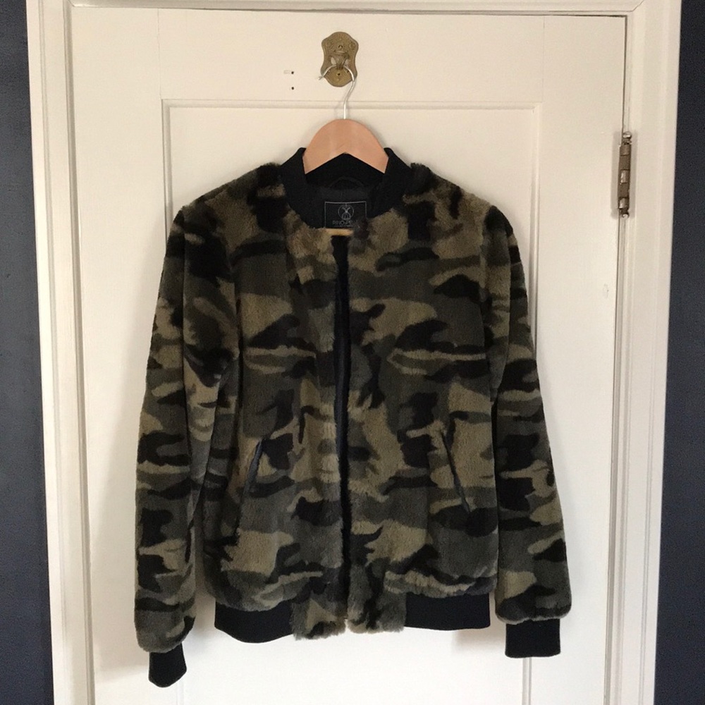 Rino & Pelle camo fur jacket
